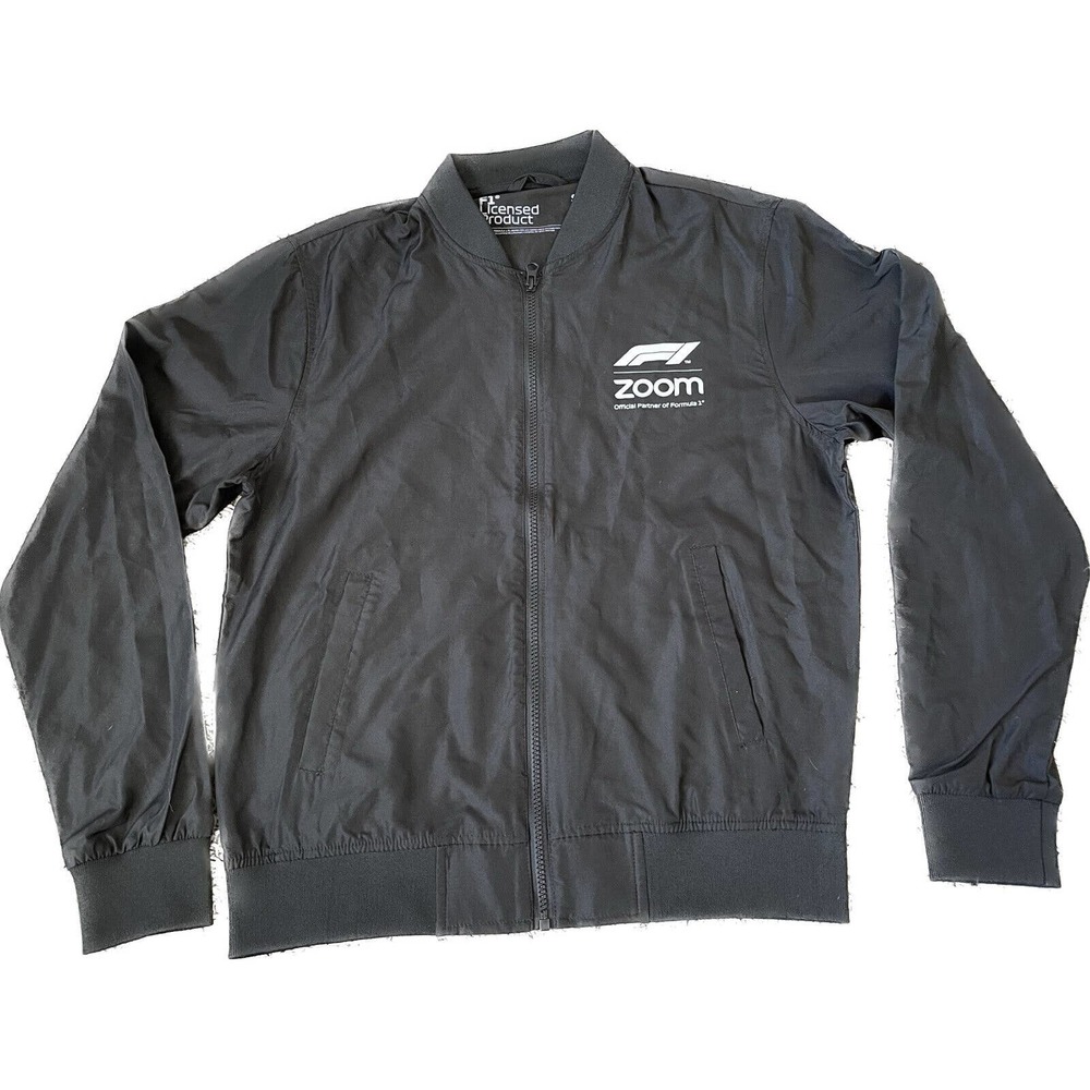Formula 1 Zoom Video Small Black Full Zip Jacket